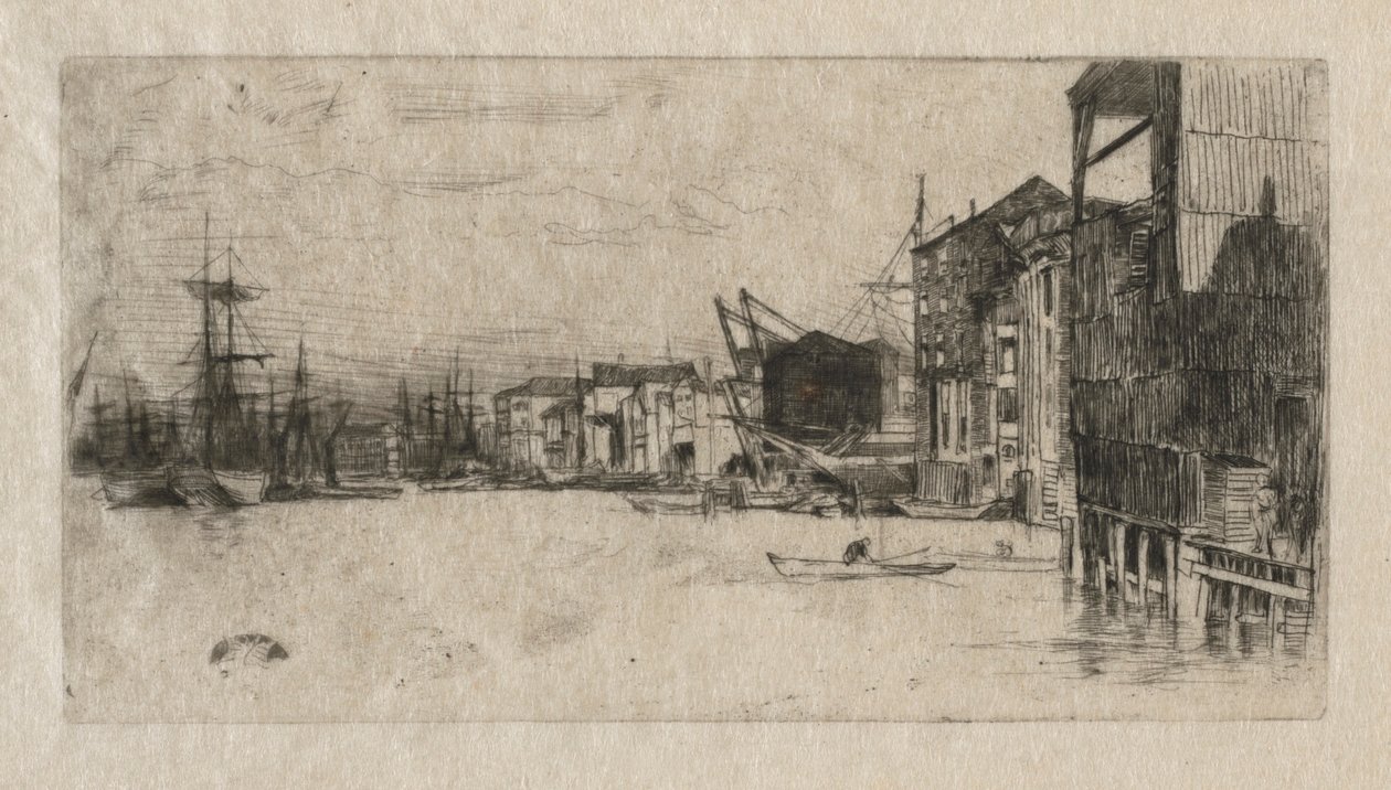 Quai du libre-échange - James McNeill Whistler