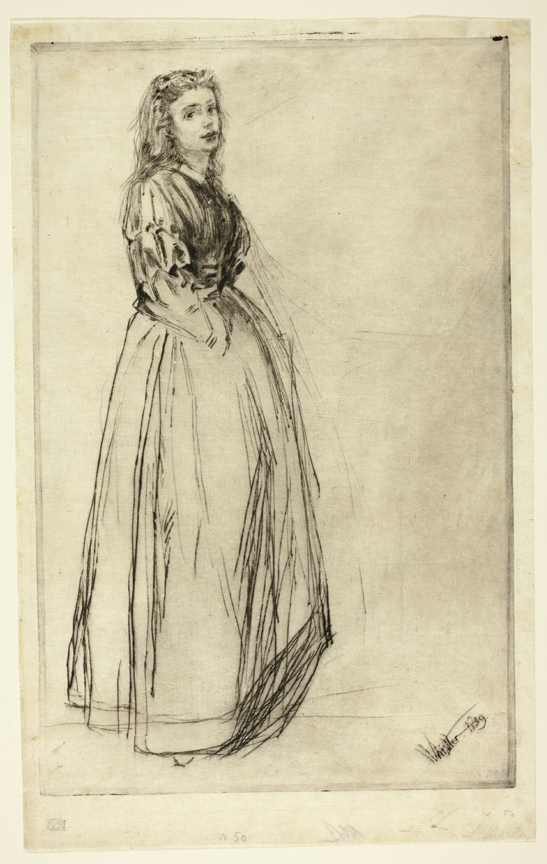 Fumette, debout - James Abbott McNeill Whistler