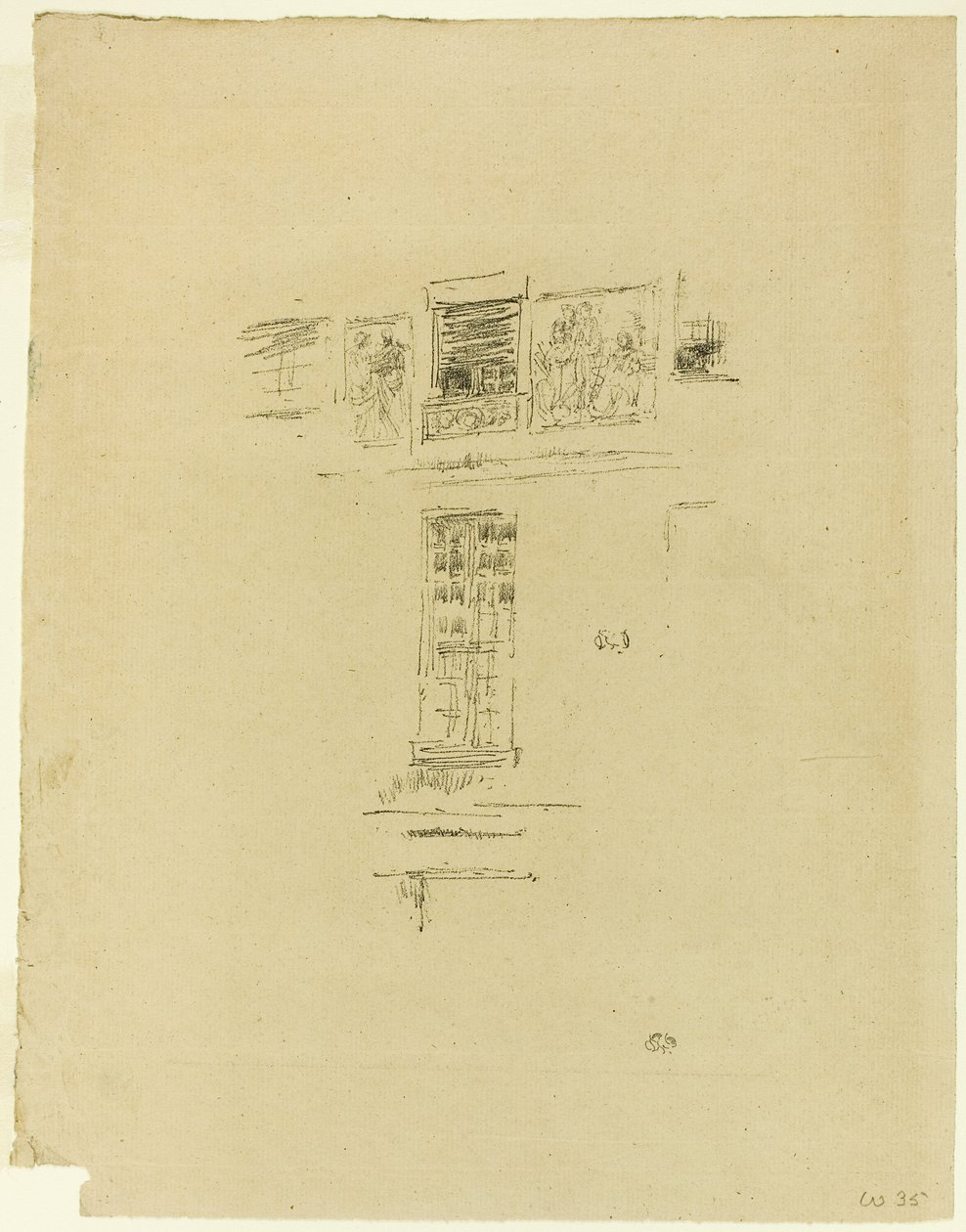 Hôtel Colbert, Fenêtres - James Abbott McNeill Whistler