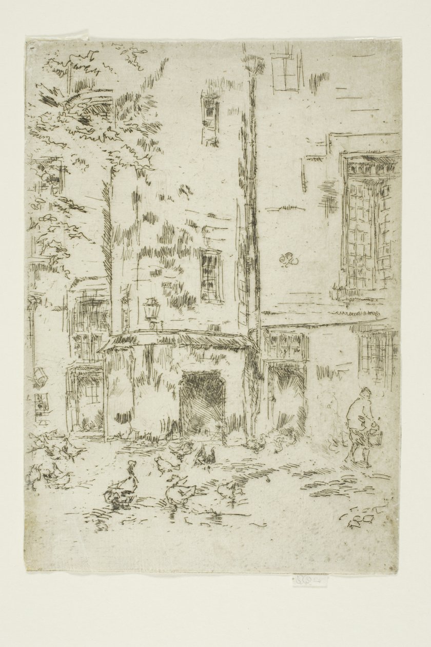 Hôtel de la Croix Blanche - James Abbott McNeill Whistler