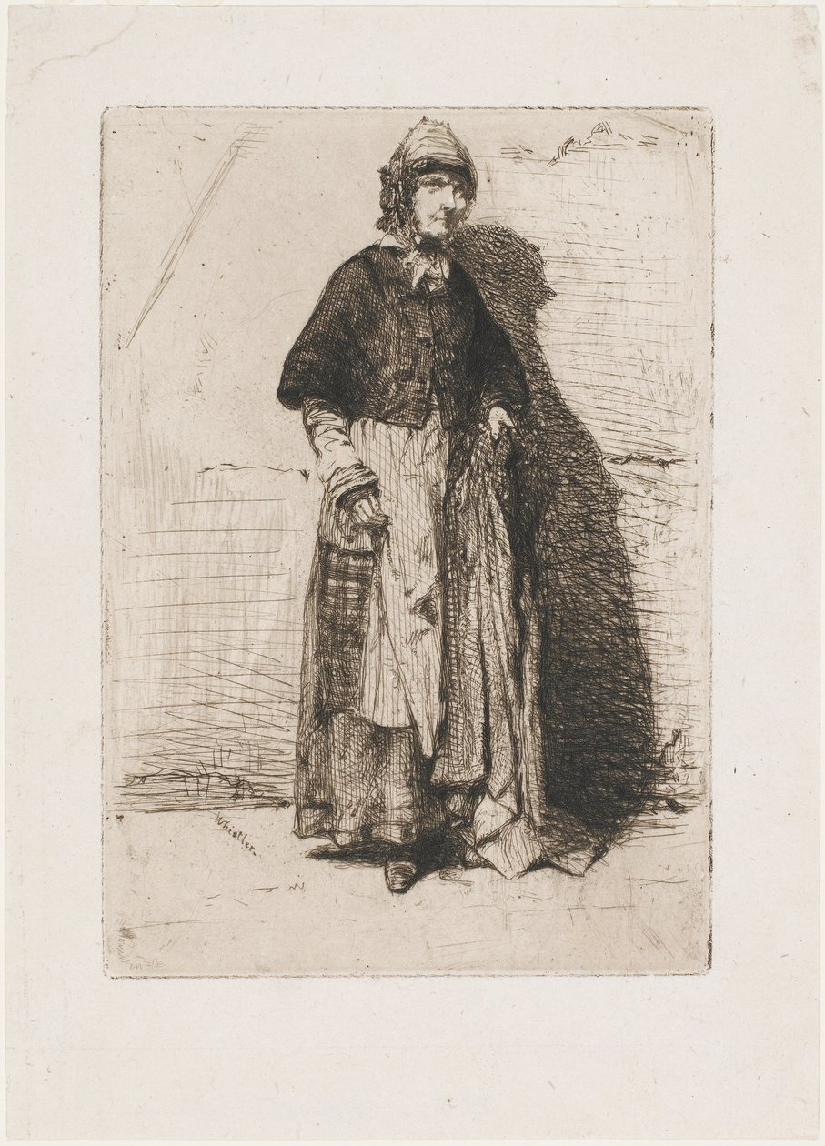 La Mère Gérard - James Abbott McNeill Whistler
