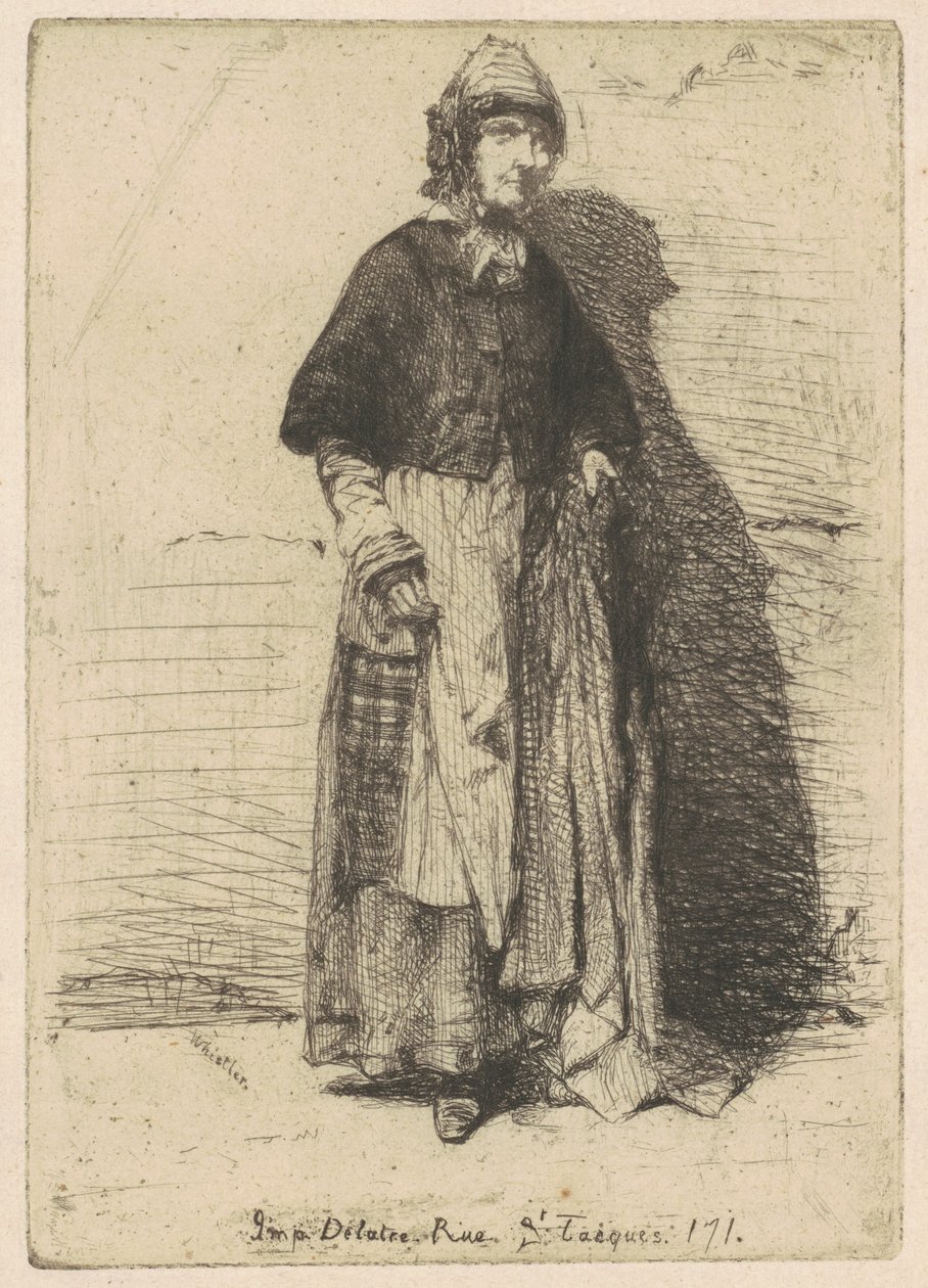 La Mère Gérard - James Abbott McNeill Whistler