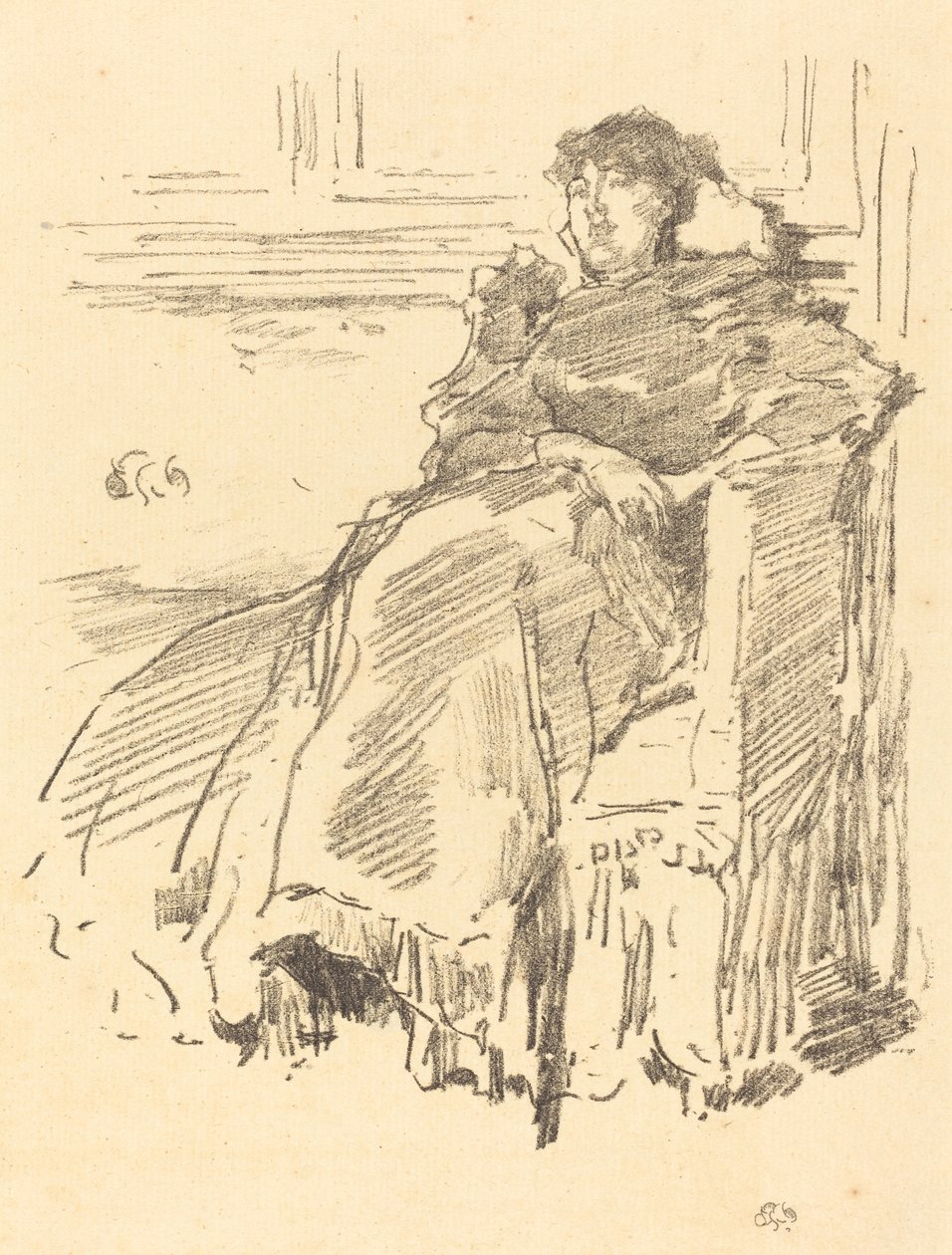La Robe Rouge - James Abbott McNeill Whistler