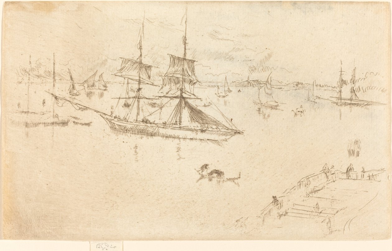 Lagune : midi - James Abbott McNeill Whistler