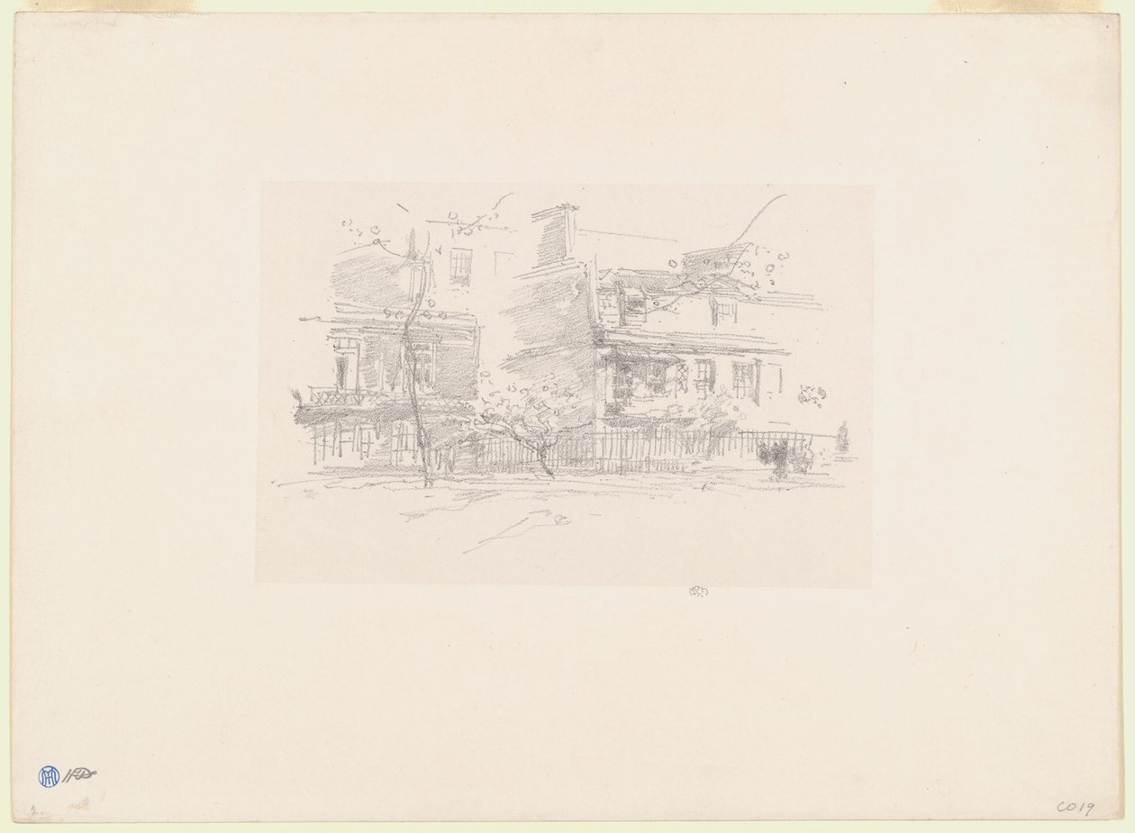 Lindsey Row, Chelsea - James McNeill Whistler