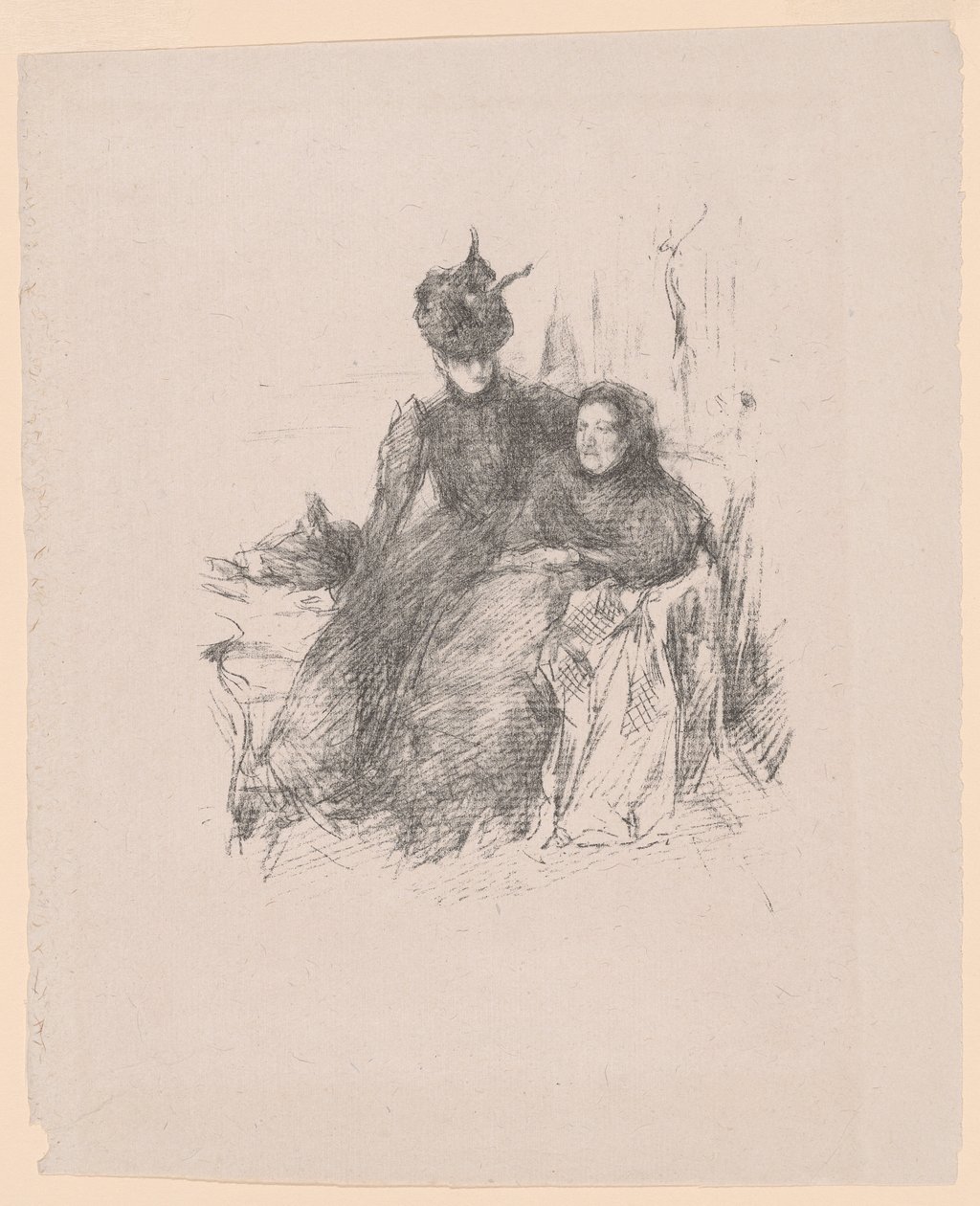 Mère et fille [La Mère Malade] - James McNeill Whistler