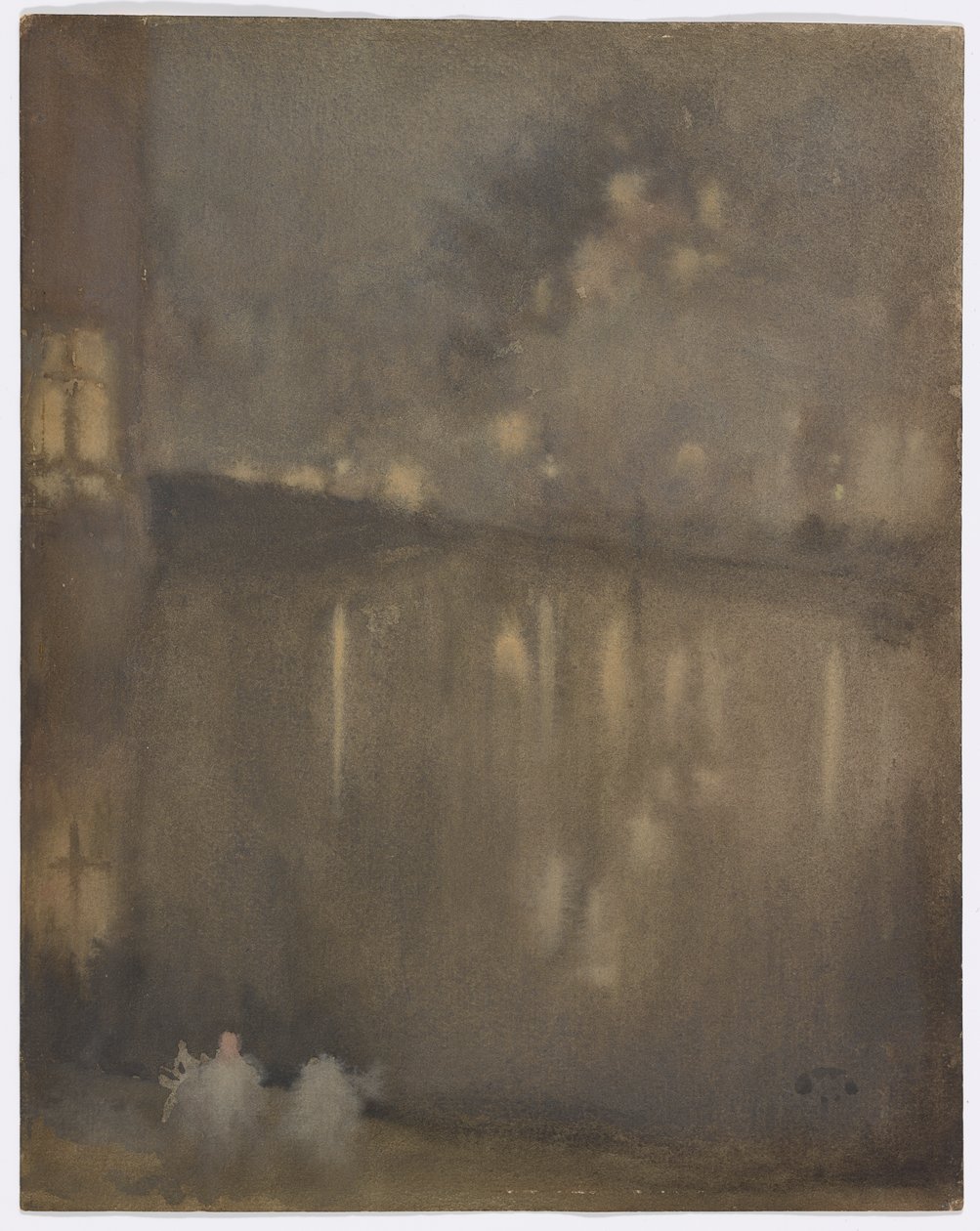 Nocturne : Gris et Or – Canal, Hollande - James Abbott McNeill Whistler