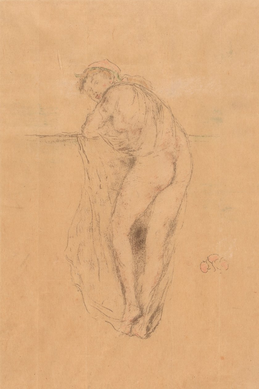 Modèle nu, vue de dos - James Abbott McNeill Whistler
