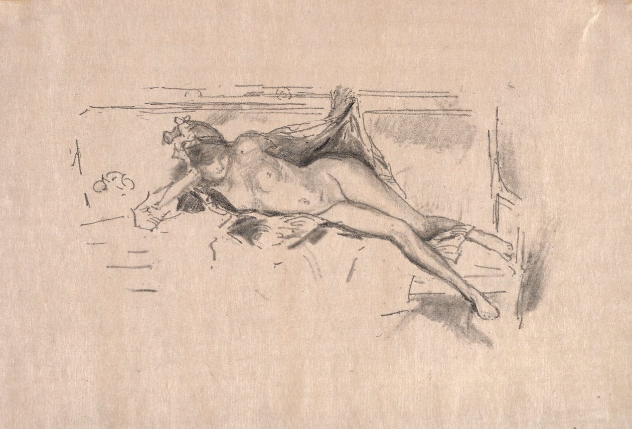 Modèle nu couché - James McNeill Whistler