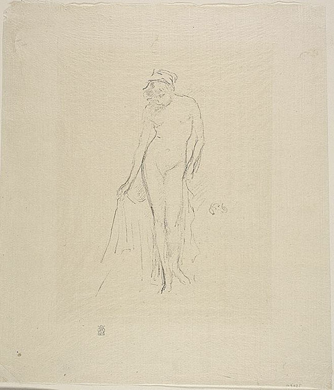 Modèle nu, debout - James Abbott McNeill Whistler