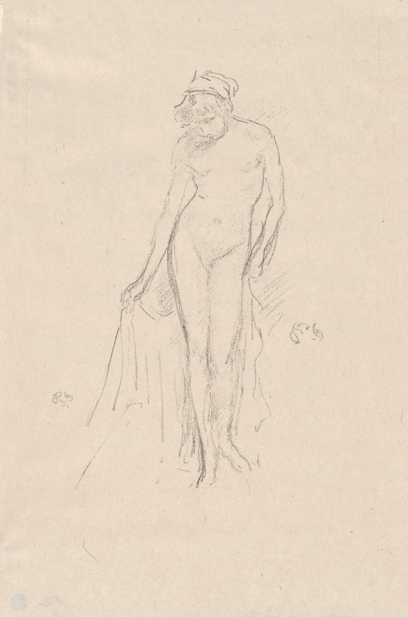 Modèle Nu, Debout - James Abbott McNeill Whistler