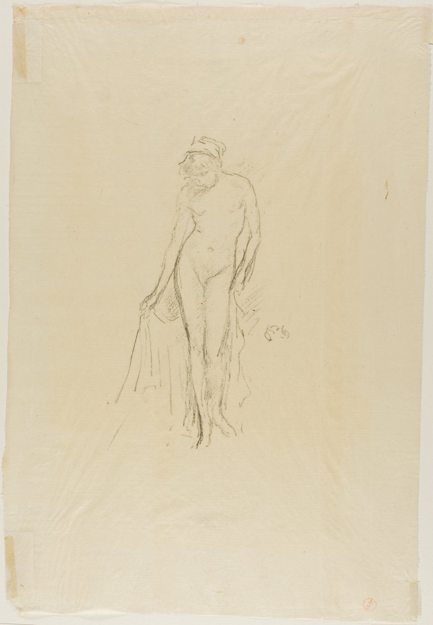 Modèle nu, debout - James Abbott McNeill Whistler