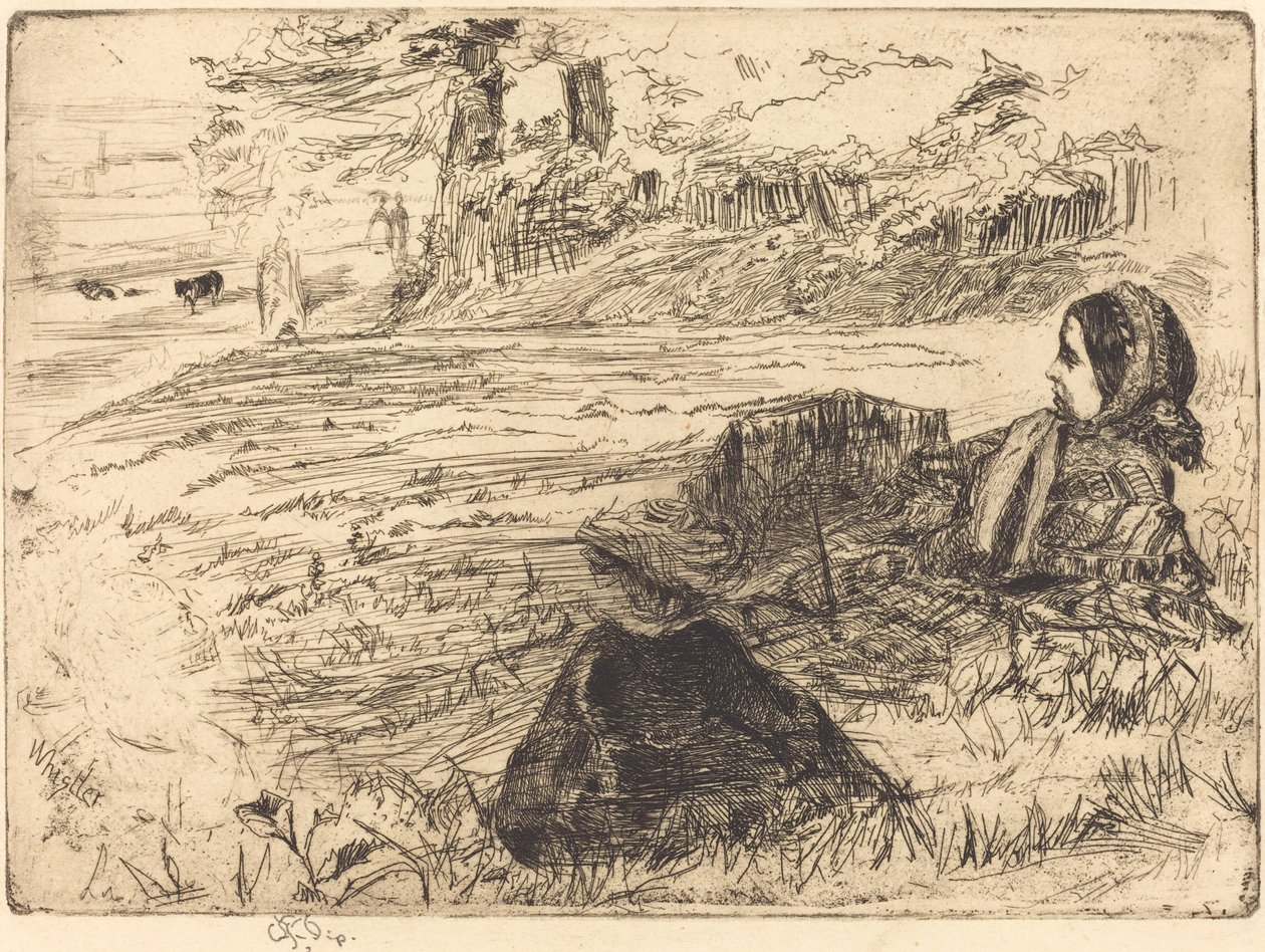 Nourrice et enfant - James Abbott McNeill Whistler