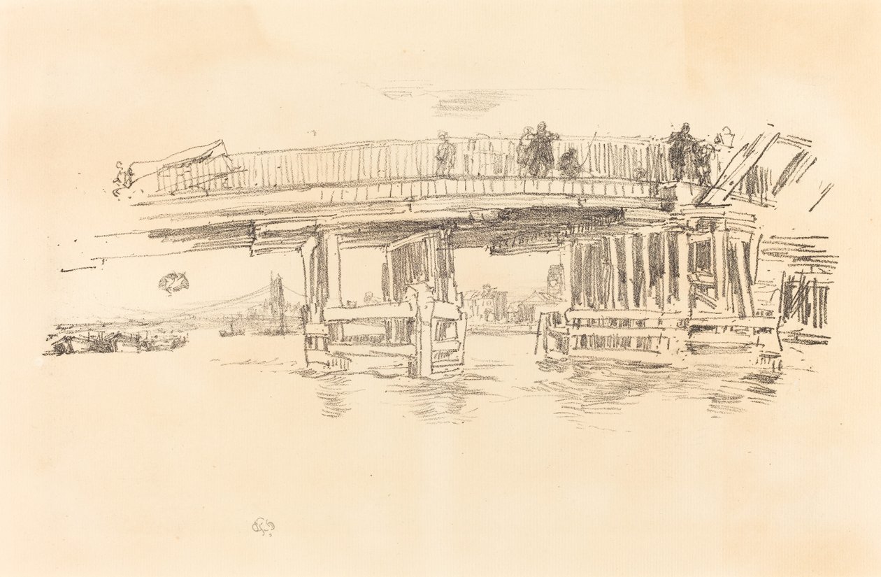 Vieux Pont de Battersea - James Abbott McNeill Whistler