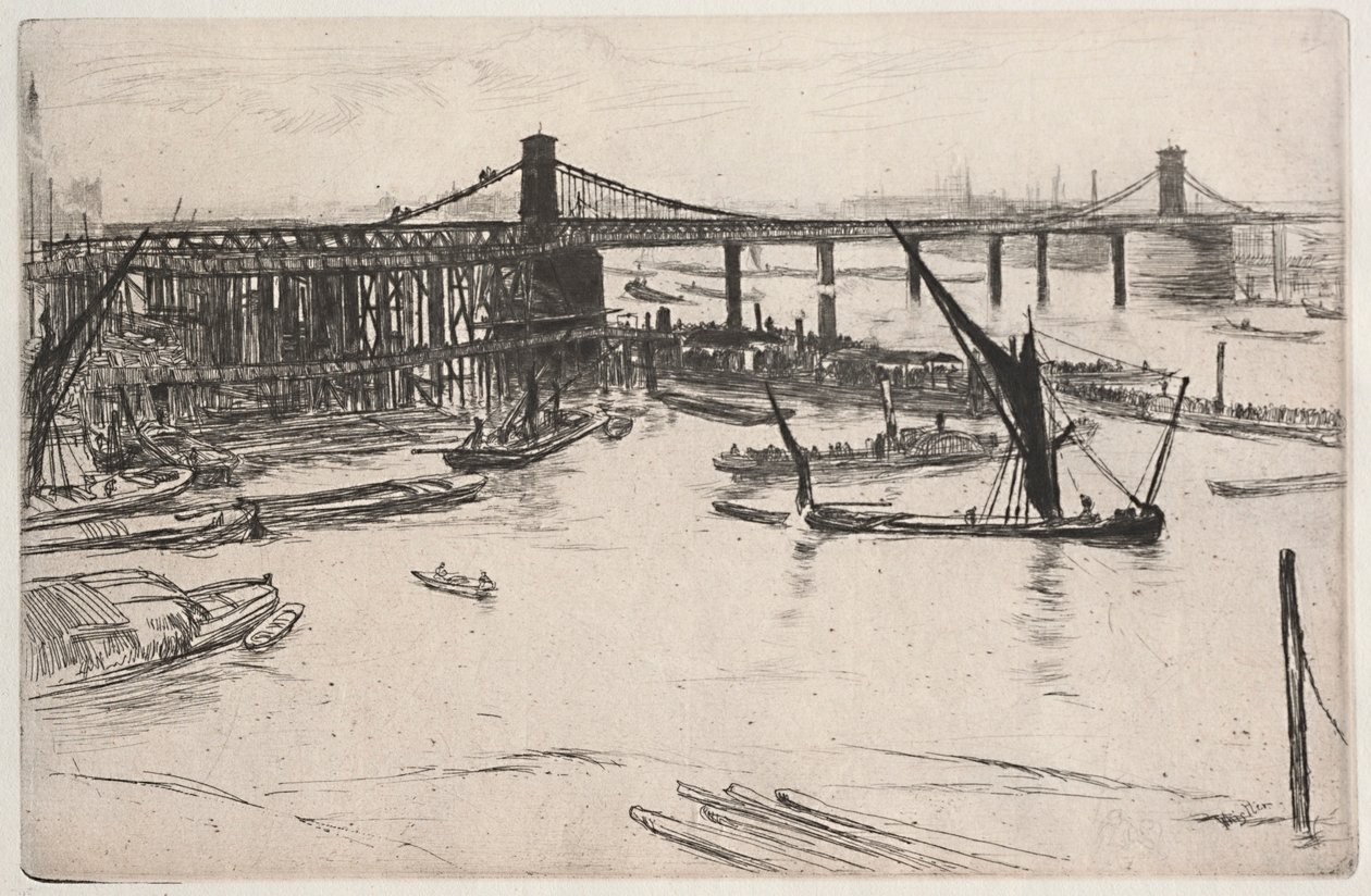 Vieux pont de Hungerford - James McNeill Whistler