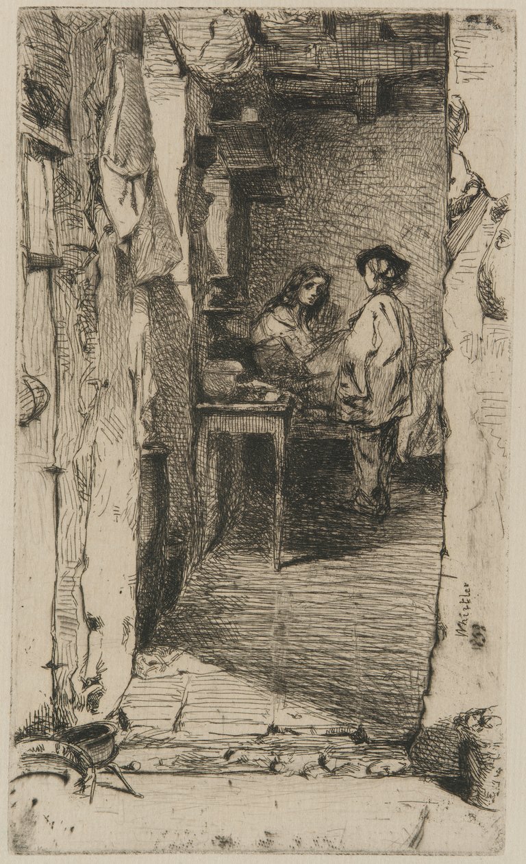 Chiffonniers, Quartier Mouffetard, Paris - James Abbott McNeill Whistler