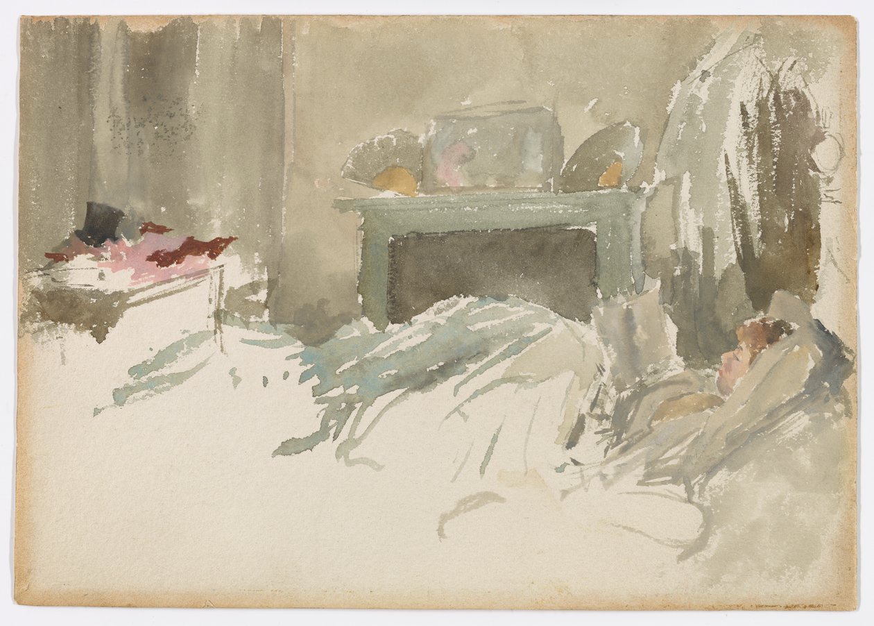 Repos au lit - James Abbott McNeill Whistler