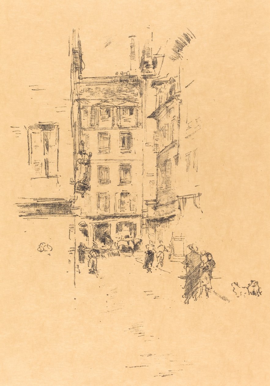 Rue Furstenburg - James Abbott McNeill Whistler