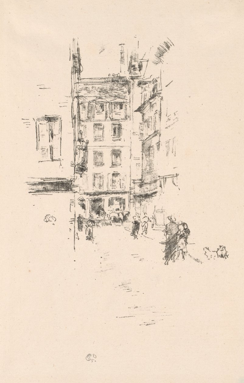 Rue Furstenburg - James Abbott McNeill Whistler