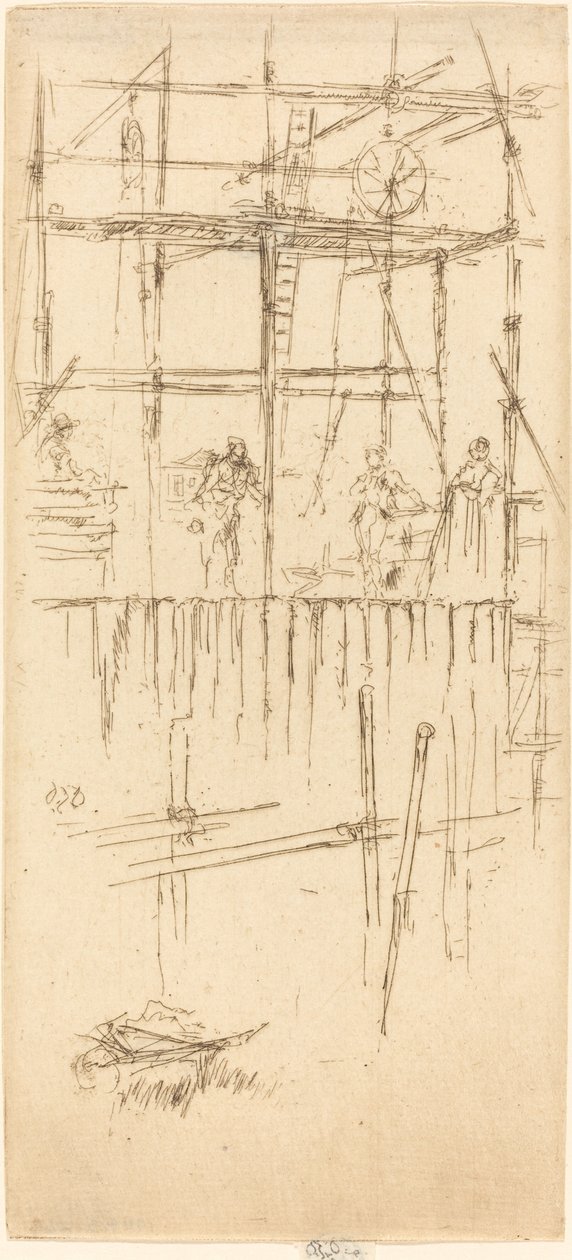 Échafaudage de Savoie - James Abbott McNeill Whistler