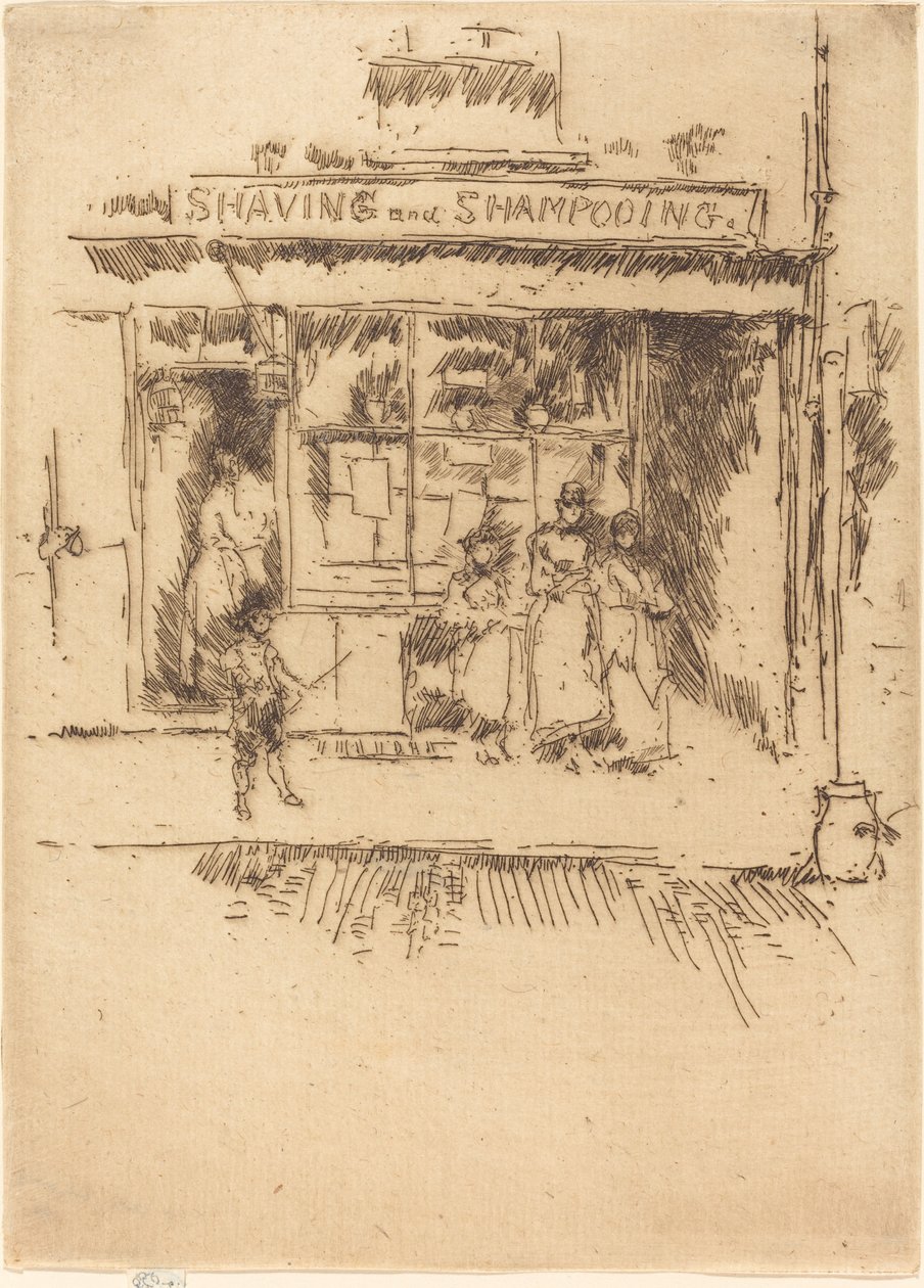 Rasage et shampooing - James Abbott McNeill Whistler