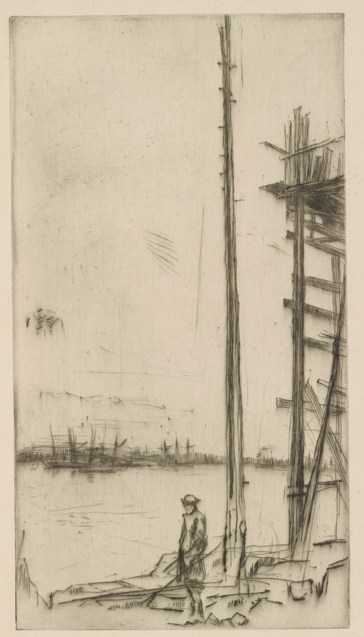 Chantier naval, Liverpool - James Abbott McNeill Whistler