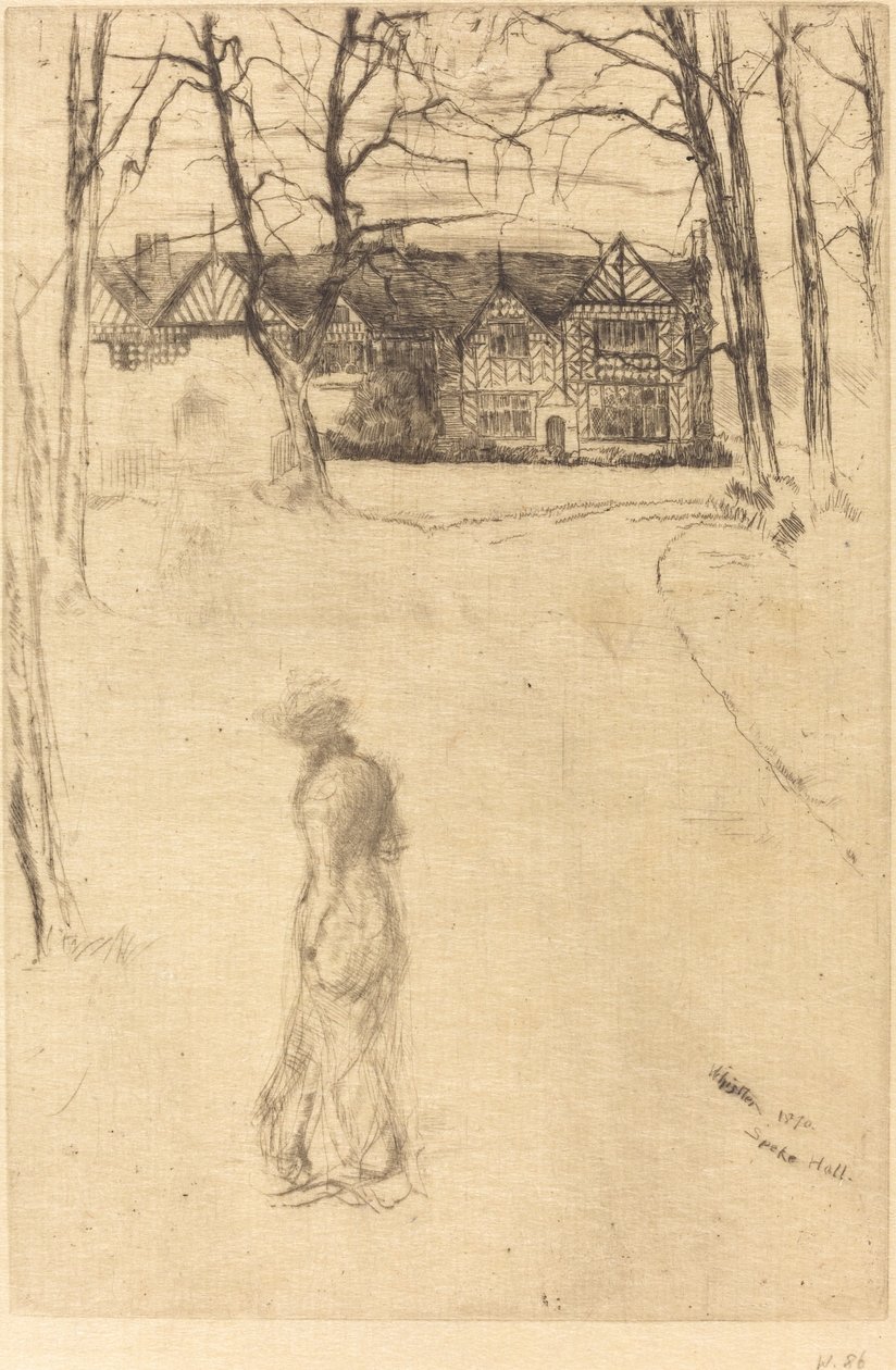 Speke Hall, No.1 - James Abbott McNeill Whistler