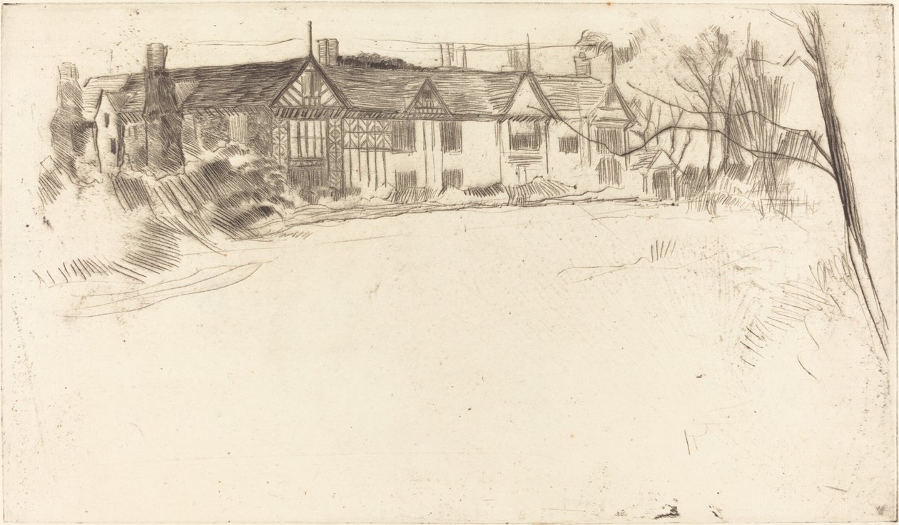 Speke Hall, No.2 - James Abbott McNeill Whistler