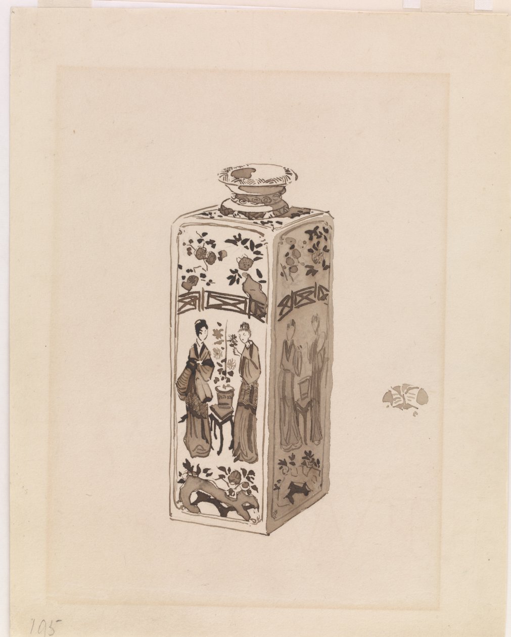Boîte carrée avec long cou - James Abbott McNeill Whistler