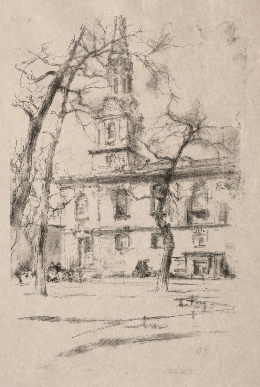 St. Giles-in-the-Fields - James McNeill Whistler