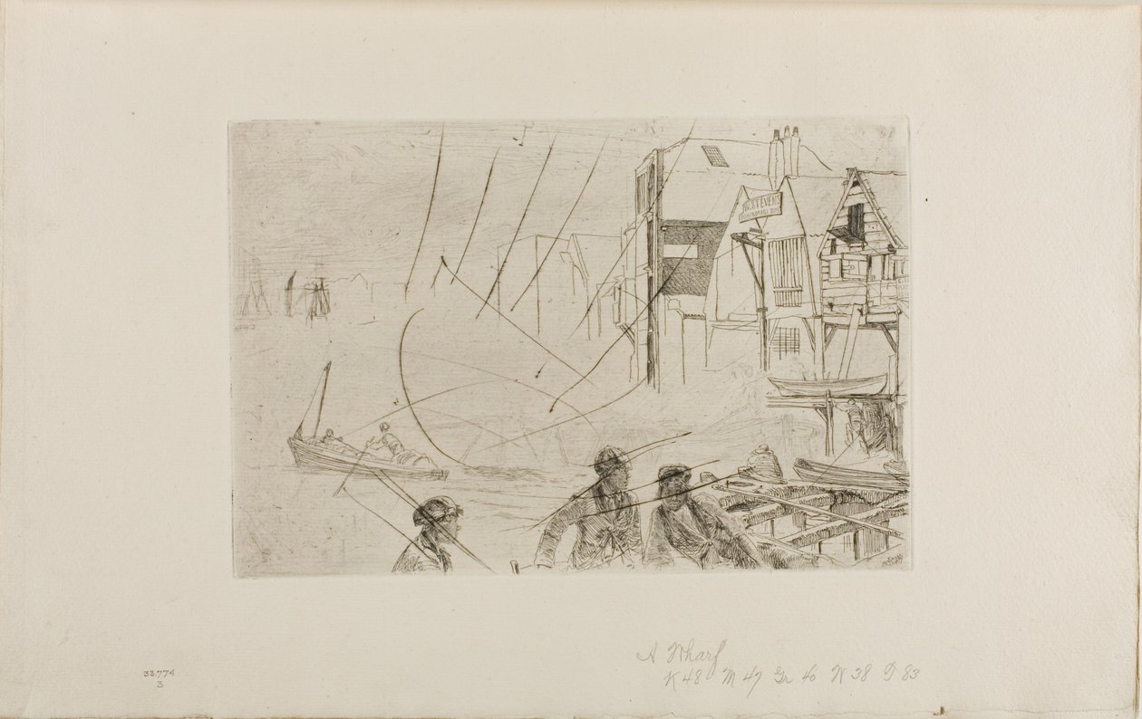 Chantier naval de Stevens - James McNeill Whistler