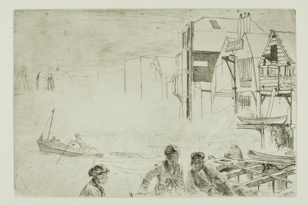 Chantier naval de Stevens - James McNeill Whistler