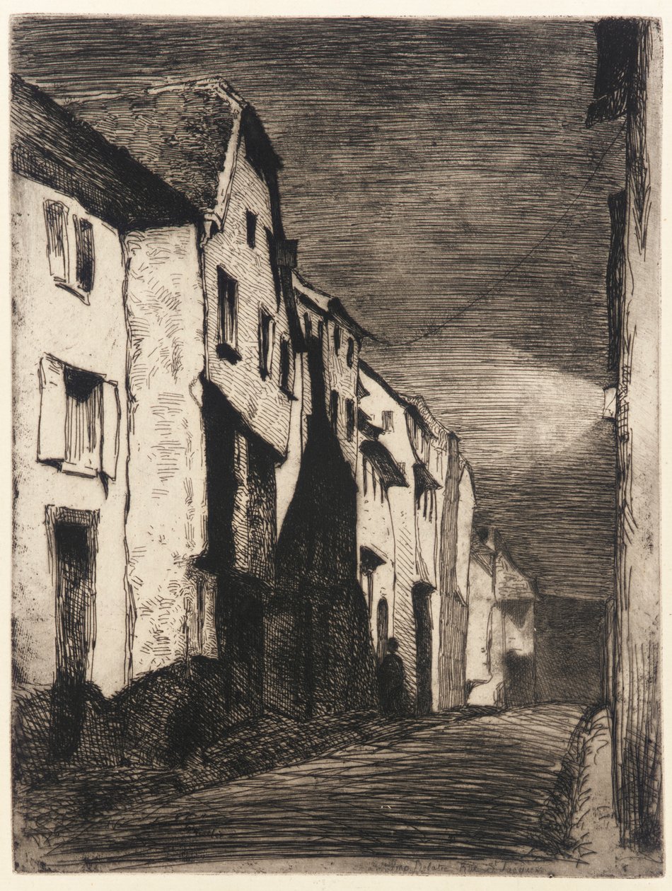 Rue à Saverne - James Abbott McNeill Whistler
