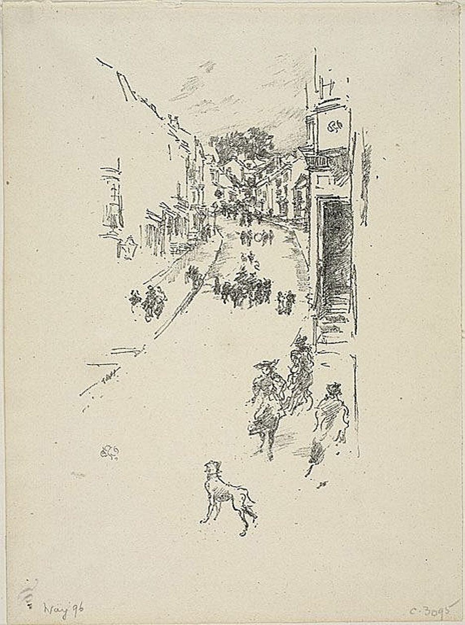 Dimanche, Lyme Regis - James Abbott McNeill Whistler
