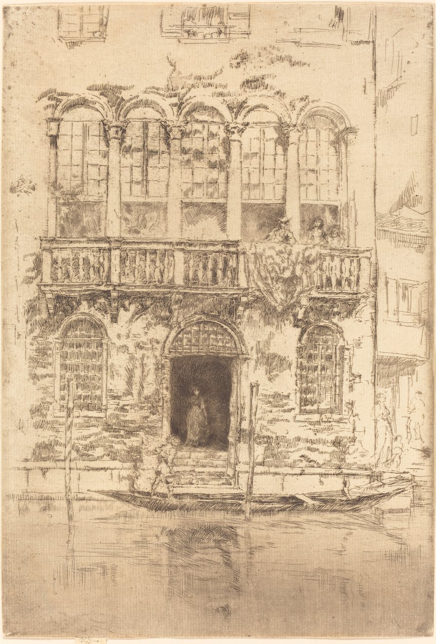 Le Balcon - James Abbott McNeill Whistler