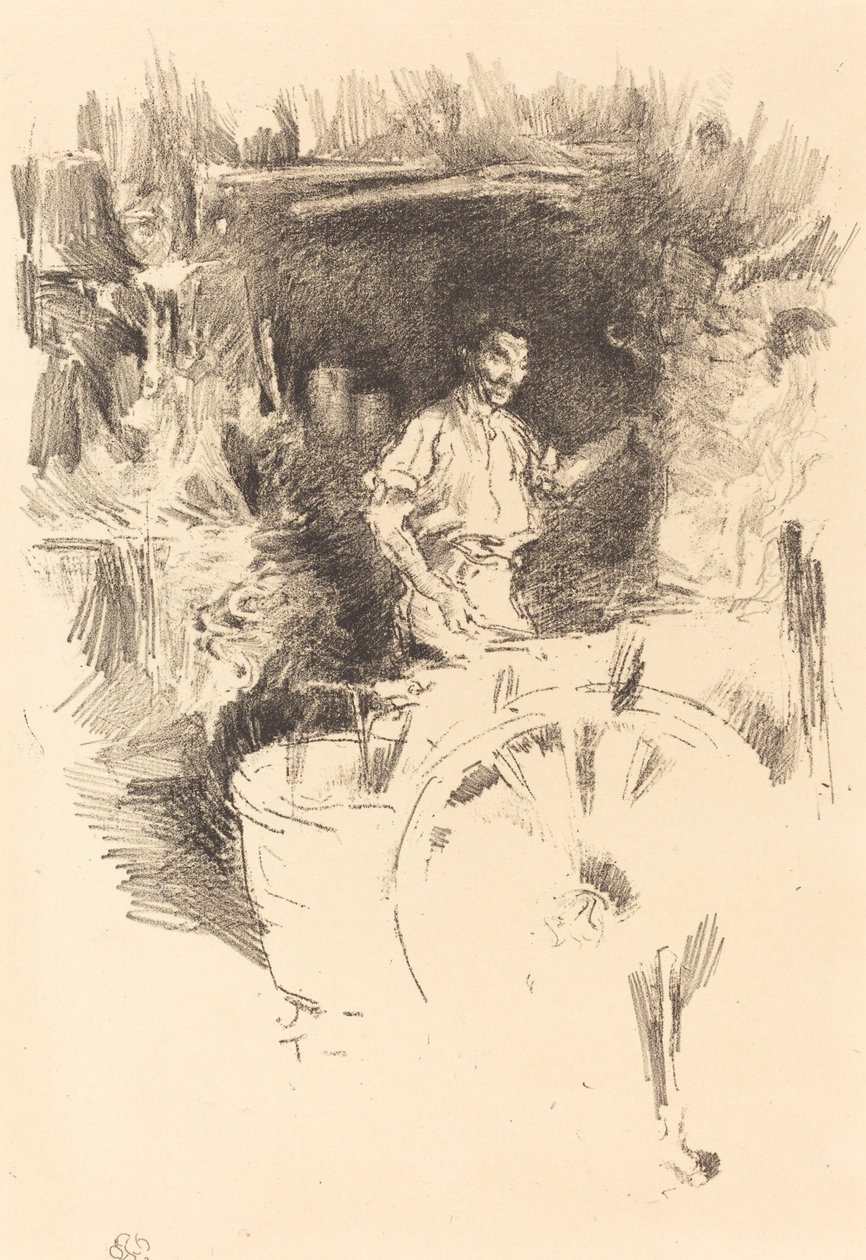 Le forgeron - James Abbott McNeill Whistler