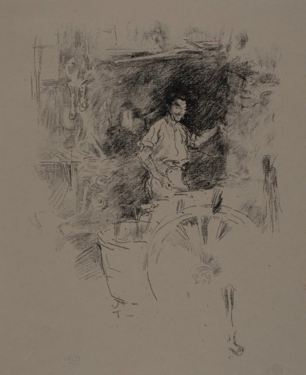 Le Forgeron - James Abbott McNeill Whistler