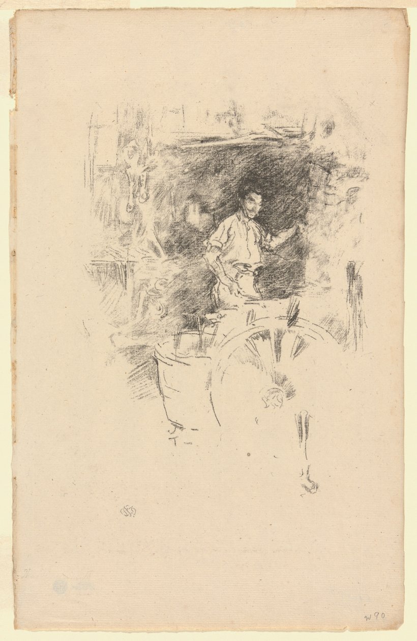 Le Forgeron - James Abbott McNeill Whistler