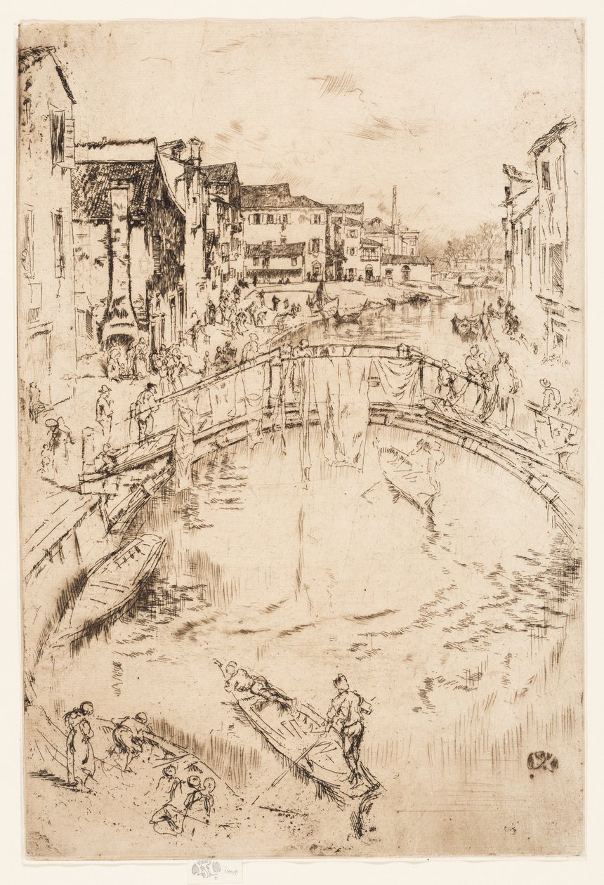 Le Pont, Santa Marta - James Abbott McNeill Whistler