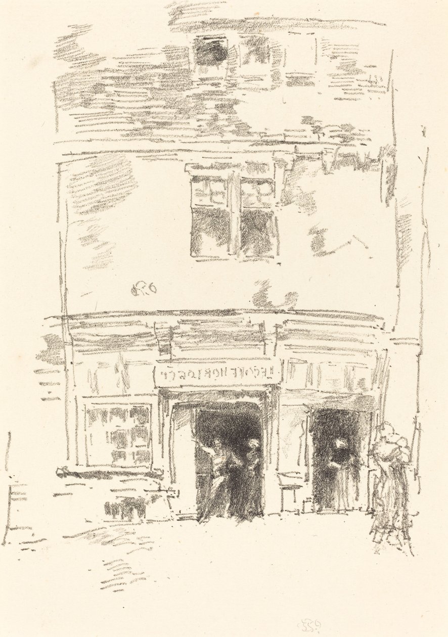 Les Horlogers, Paimpol - James Abbott McNeill Whistler