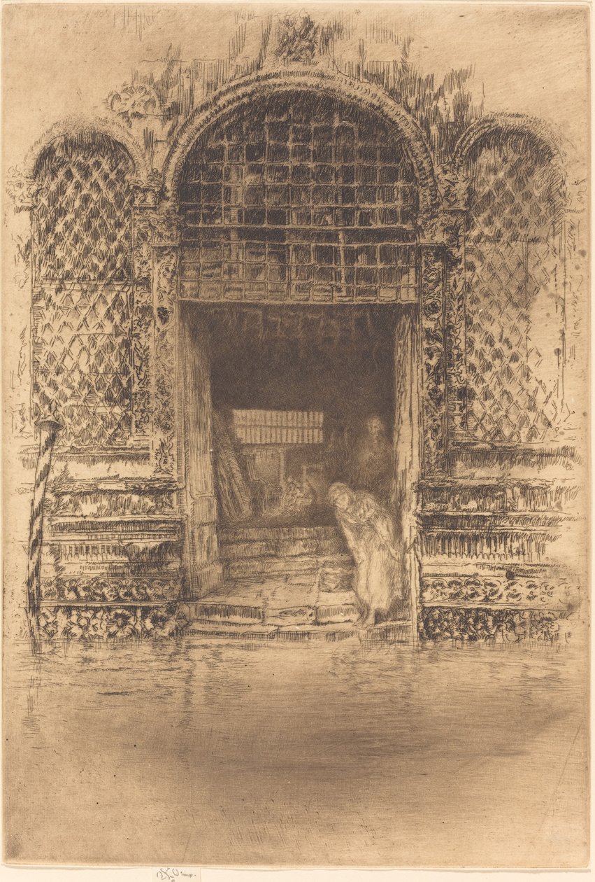 La porte - James Abbott McNeill Whistler