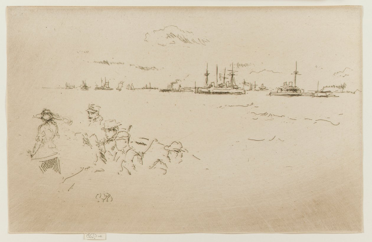 La flotte : Moniteurs - James Abbott McNeill Whistler