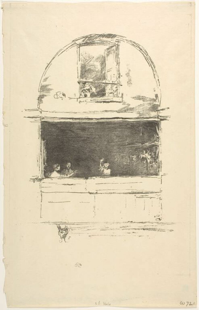 The Forge, Passage du Dragon - James McNeill Whistler