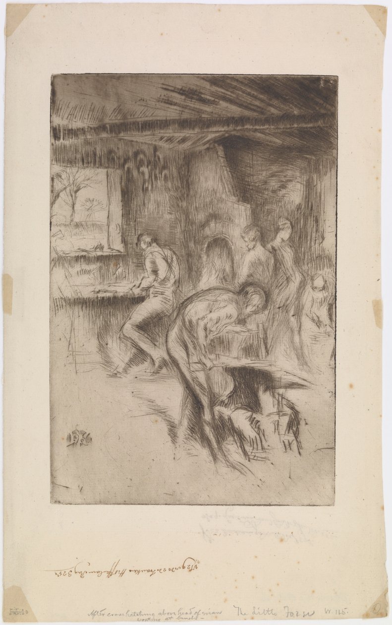 La petite forge, Liverpool - James Abbott McNeill Whistler