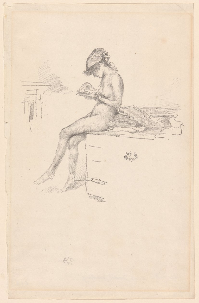 Le petit modèle nu, lisant - James Abbott McNeill Whistler