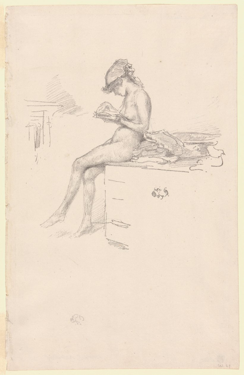 Le Petit modèle nu, lisant - James Abbott McNeill Whistler