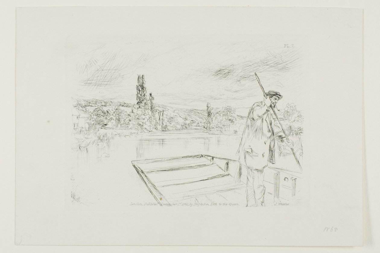 La Péniche - James Abbott McNeill Whistler