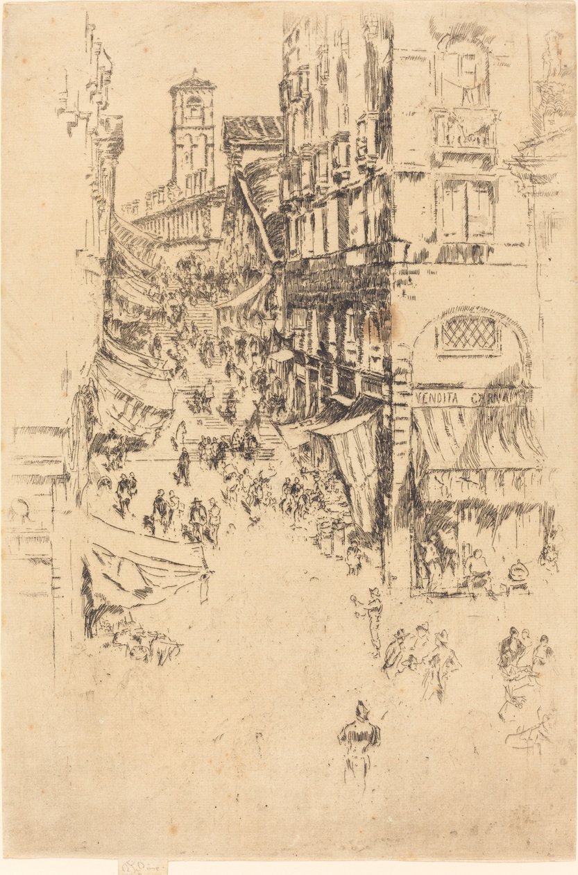 Le Rialto - James Abbott McNeill Whistler
