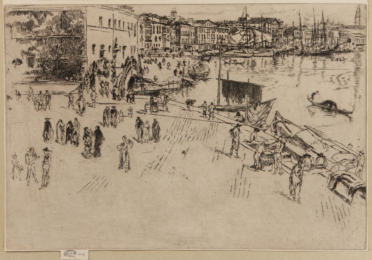 La Riva - James Abbott McNeill Whistler