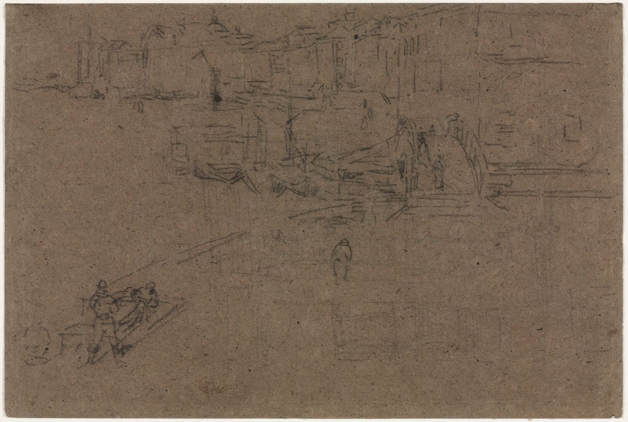 La Riva, Venise - James McNeill Whistler